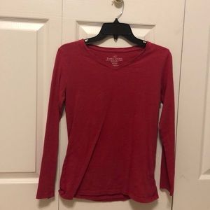 Pink/Red Long Sleeve Top